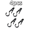 4pcs Camping Hooks - Multi-Function Tent Clips for Canopy, Awning & Gear - Non-Slip Secure Hanging, Portable Outdoor Essentials Zpaxo 4pcs