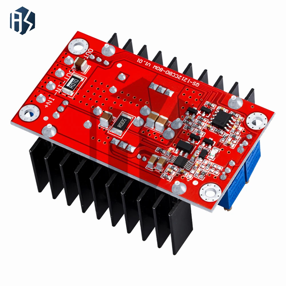 DC DC CC CV Buck Boost Converter 9-35 to 1-35V 80W Buck Booster DC Step Down Step Up Adapter Module Adjustable Voltage Regulator Zpaxo