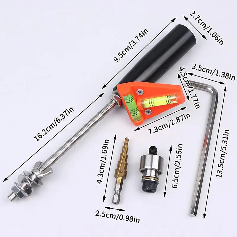 CM1Set Hole Opener Car Installation 360 Panoramic Camera Rod Left Zpaxo random color