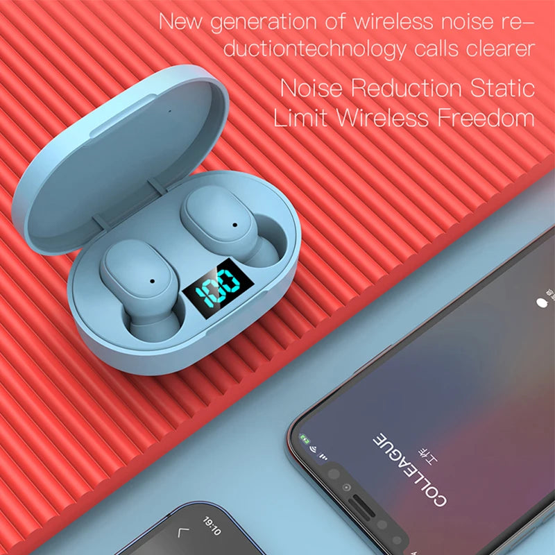 A6S TWS Earphone Wireless Bluetooth Headset Touch Control Earphones