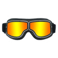 Vintage Leather Motorcycle Goggles – Windproof Pilot Cycling
