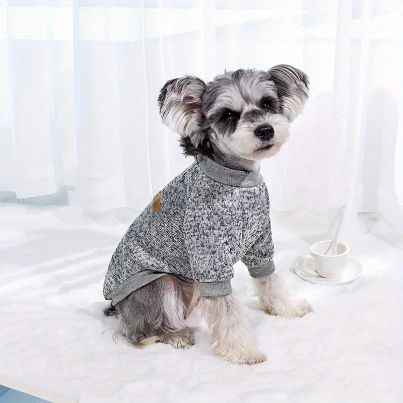 Warm Winter Dog Clothes French Bulldog Sweatshirt Pet Pullover