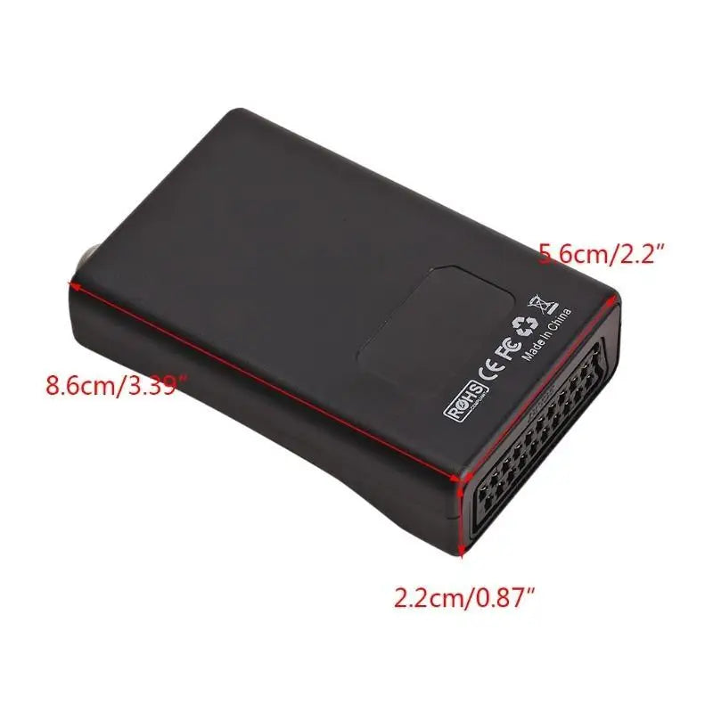652F Scart RF Video Adapter 67 25Mhz 61 Portable Lightweight Zpaxo