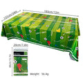 Disposable Football Theme Tablecloths Football Birthday Party Decorations Soccer Print Plastic Table Cover for Game Day Parties Zpaxo 01