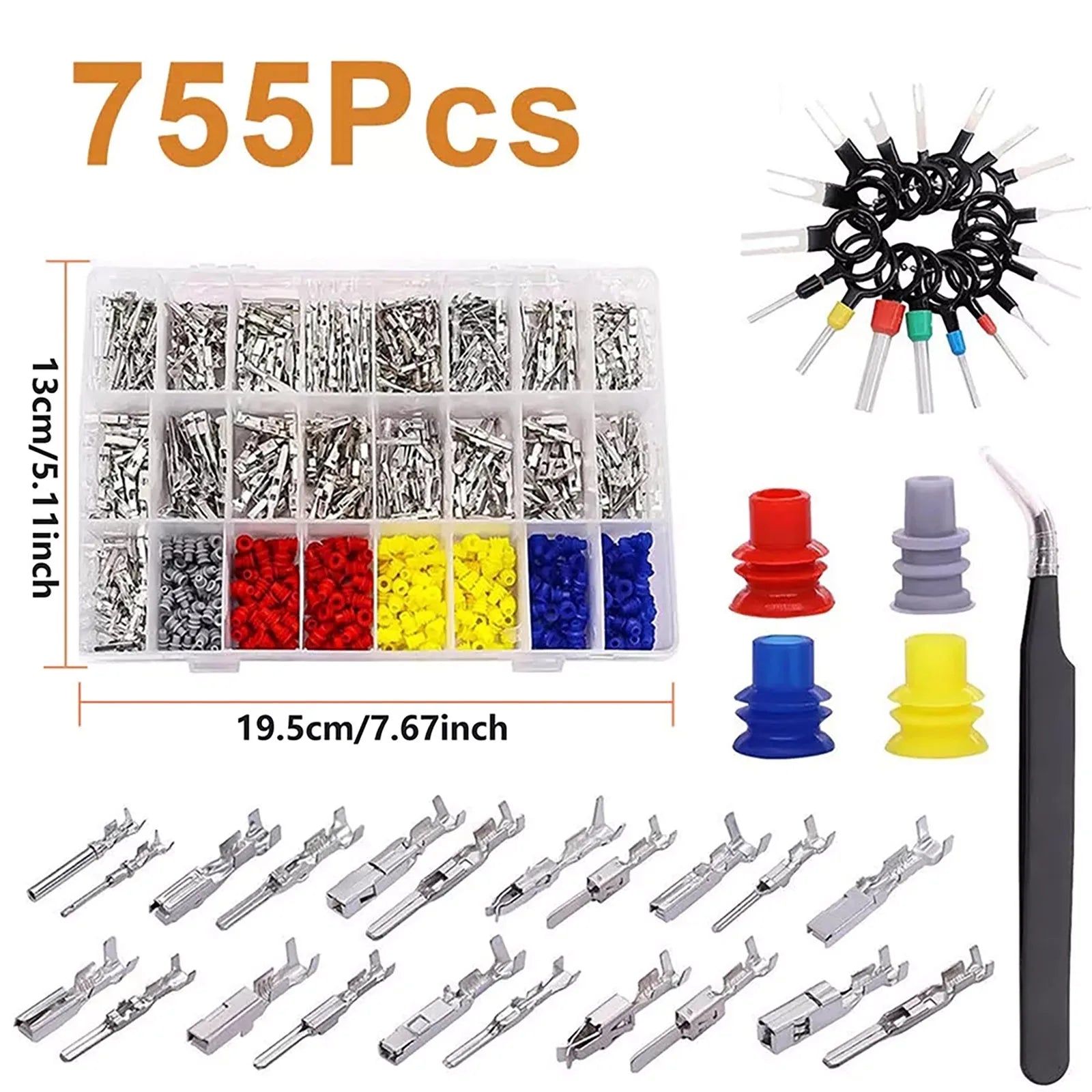 21-Type Car Electric Connector Pins Terminal 1 5 8 2 Auto Electrical