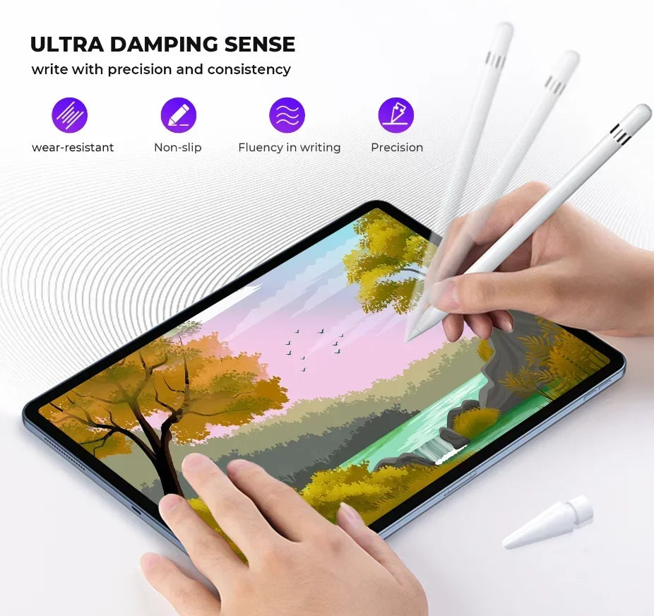 Thin Soft Nib Replacements Pencil Refills Apple 1 2 3rd USB-C Zpaxo