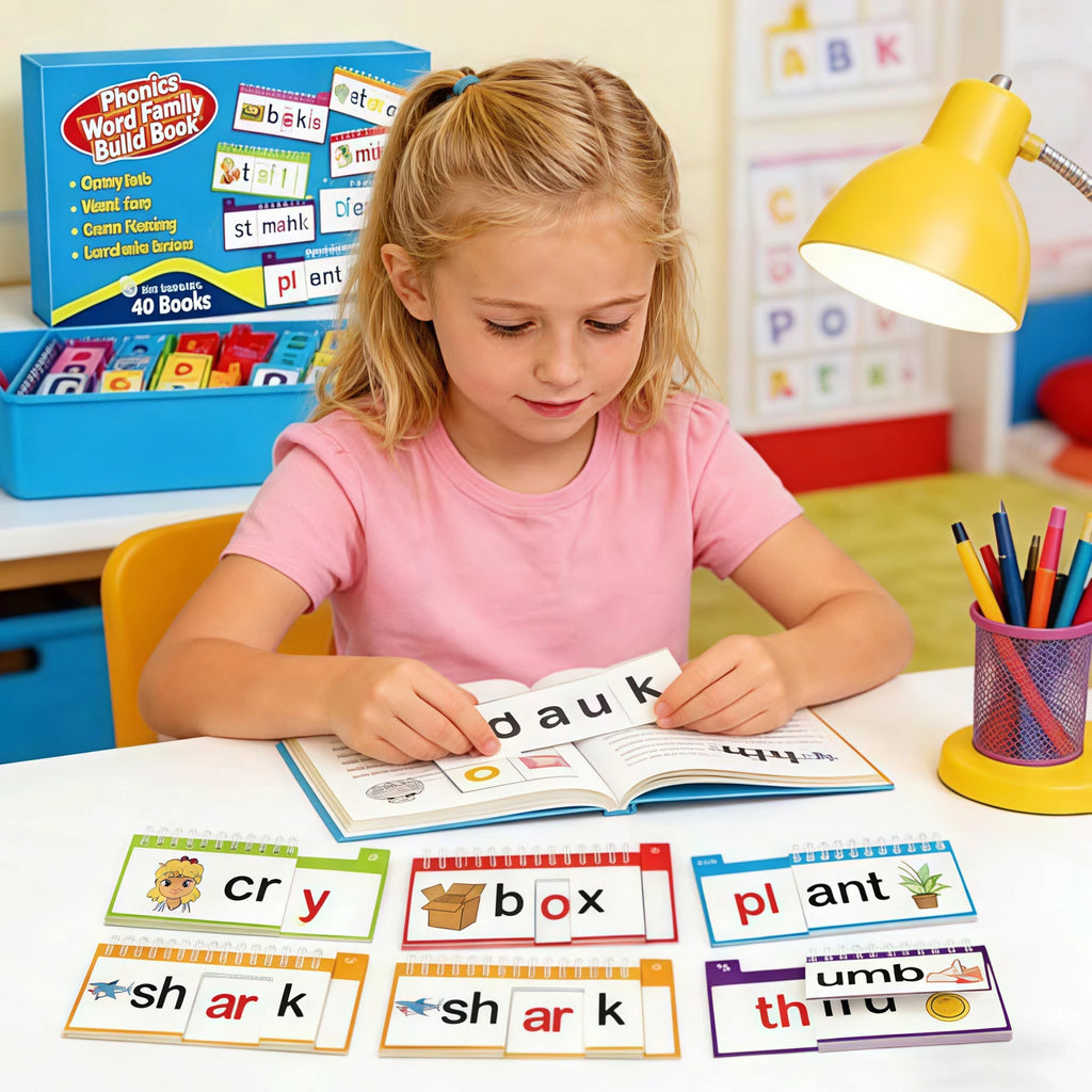 Reading Book 40 Read Rhyme Build Books Word Family Flash Cards