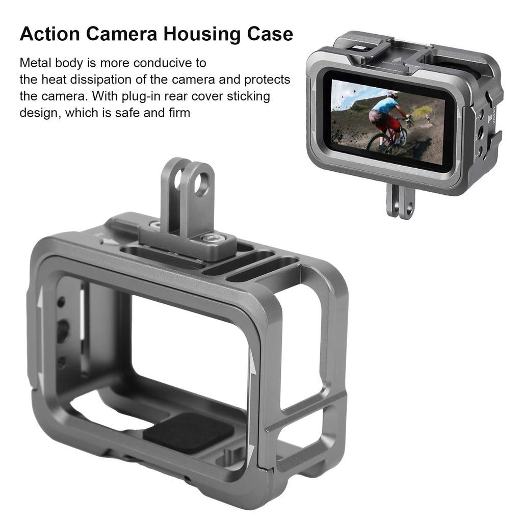 Action Camera Housing Case Aluminium Alloy OSMO Shell Protective Cage