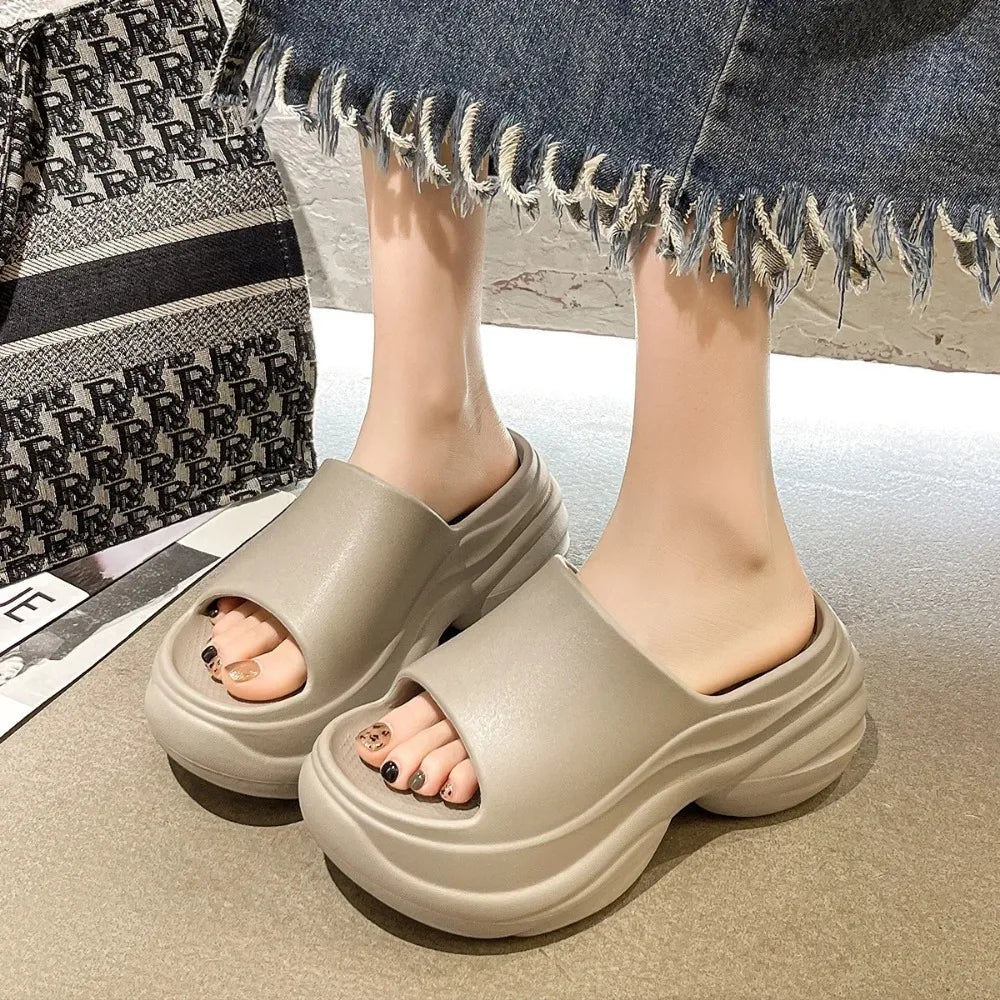 High-quality Extra-thick Casual Slippers Women Anti-slip