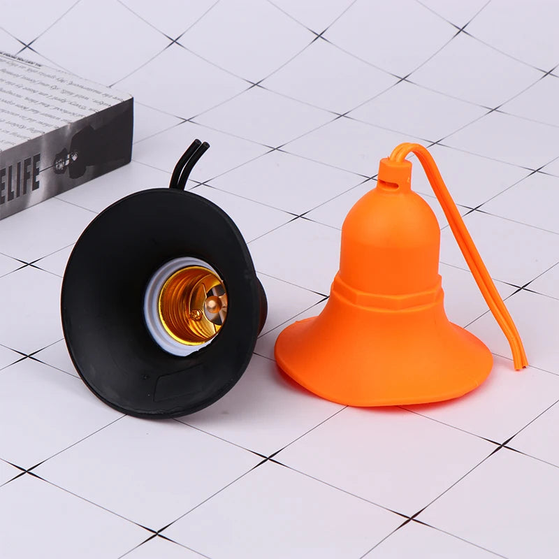 Durable E27 Screw Bulb Holder High-temperature Resistant Waterproof Zpaxo