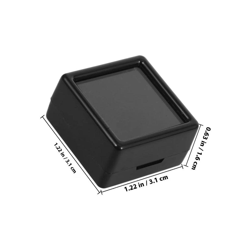 Transparent Jewelry Box Gemstone Display Boxes Small Acrylic