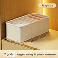 Foldable Underwear Socks Storage Box Multi-compartment Drawer