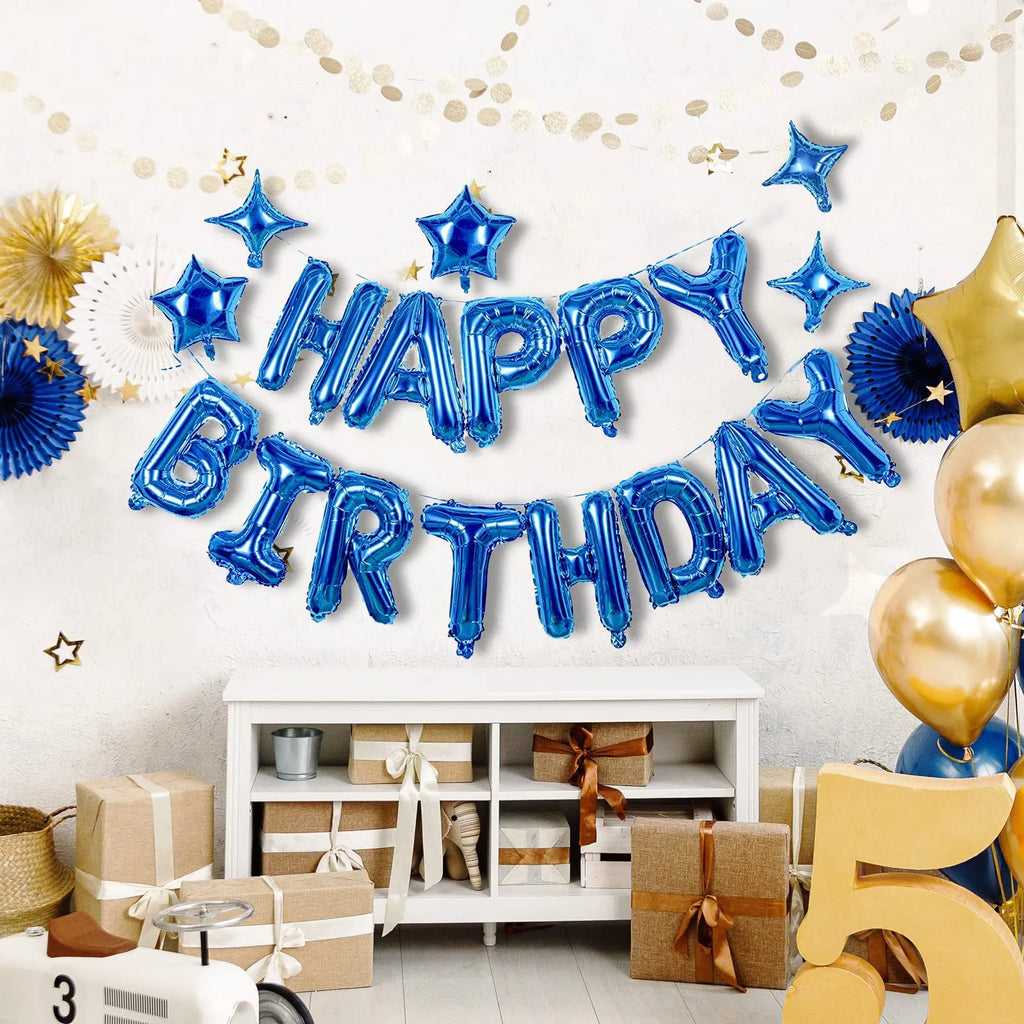 Happy Birthday Aluminum Film Balloon Sequin Children's Party