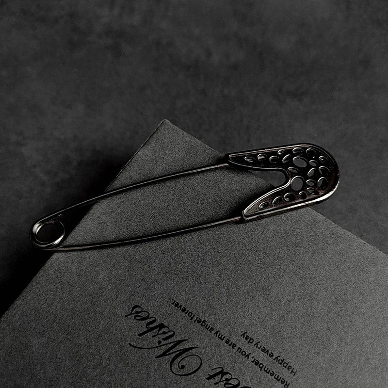 Retro Large Metal Safety Pin – Zinc Alloy for Jeans & Scarves