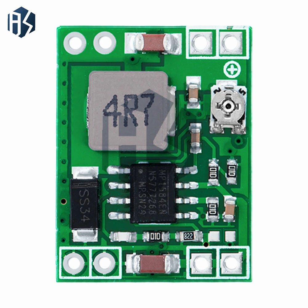 MP1584EN 3A DC-DC Buck Converter (1/5PCS) - 12V/9V/5V/3V Adjustable Output, LM2596 Compatible Zpaxo