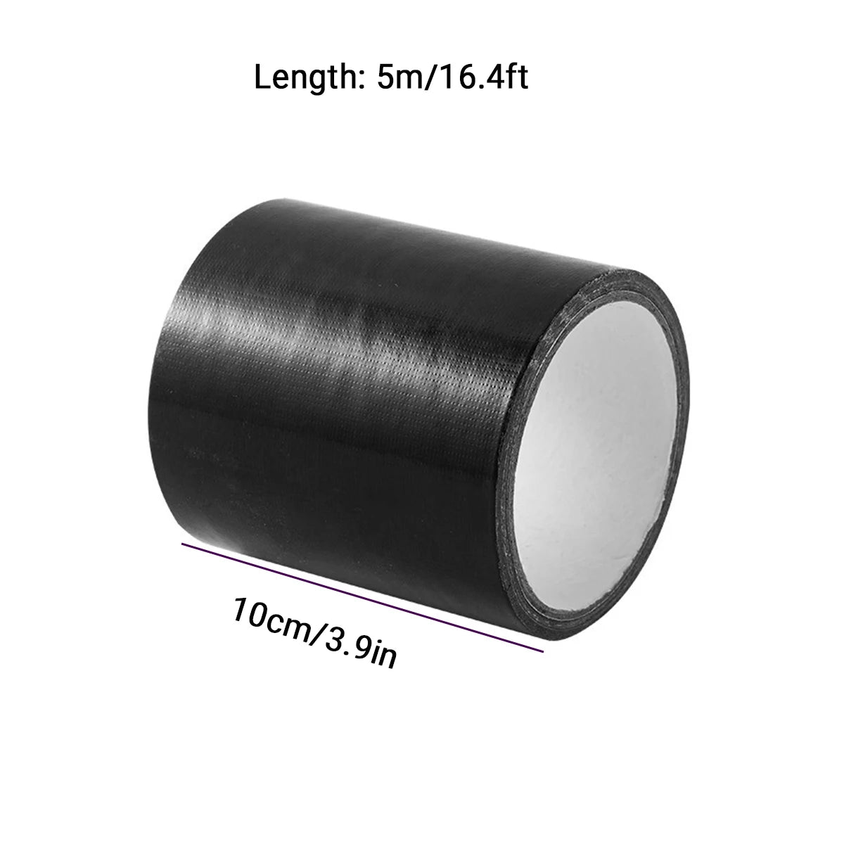 Black Fabric Repair Tape – Leather Seat, Sofa & Bike Cushion