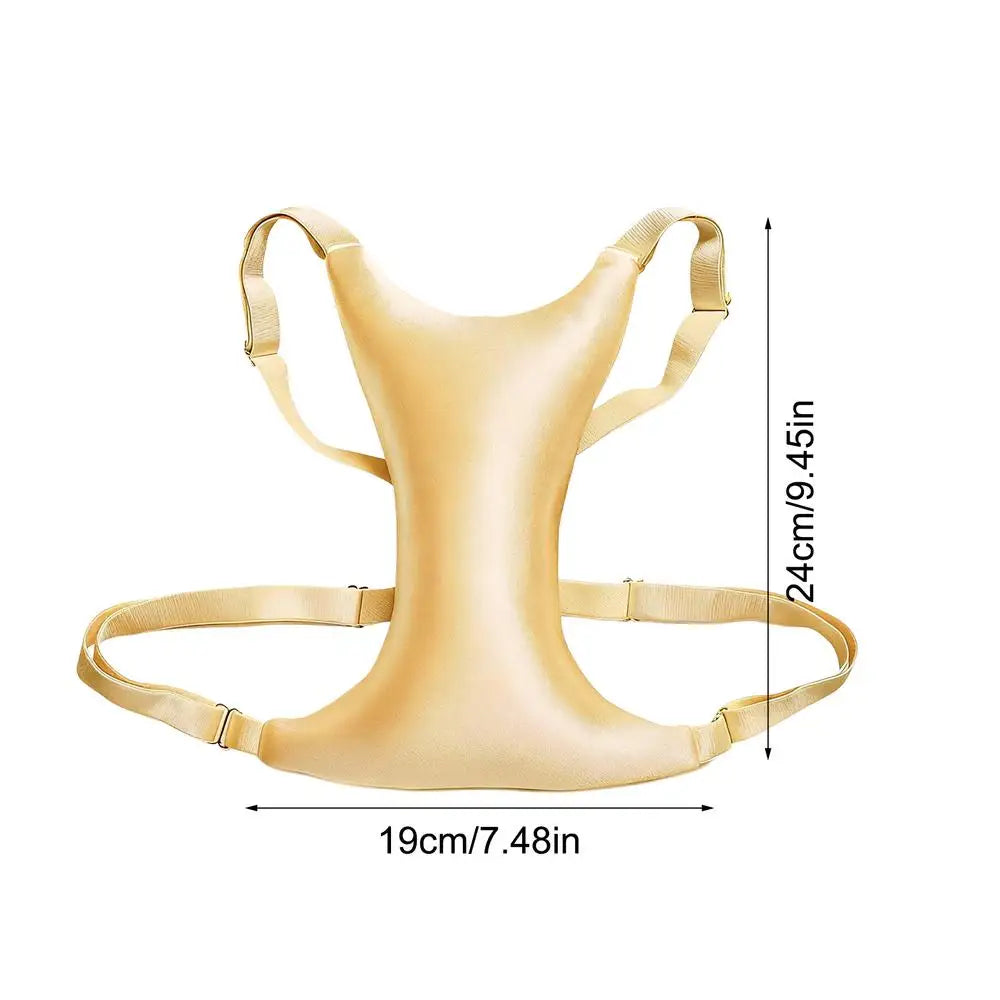 Anti-wrinkle Massage Chest Pillow Side Sleeping Support Sleep Skin