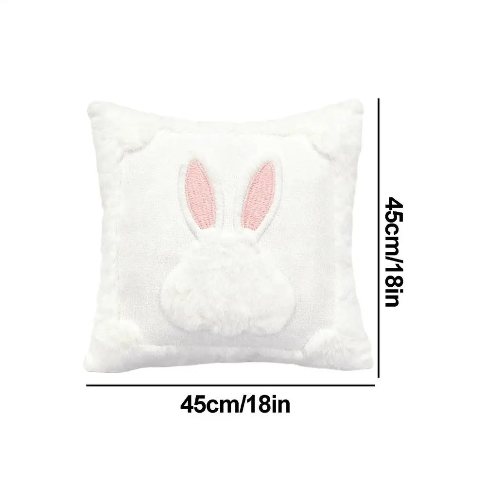 Easter Pillow Covers 18x18 Inch Plush Holiday Decorations Decor