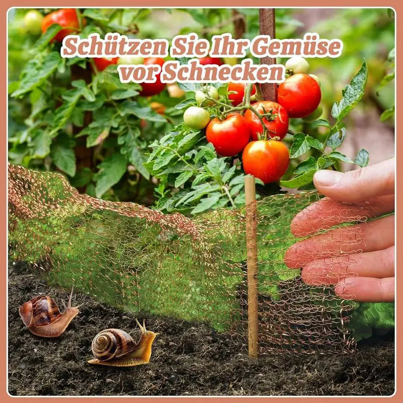 Copper Anti-Snail Wire Mesh Net Signal Shielding Net Wire Pest Rodent Net Copper Mesh Garden Supplies 3/4/6/9m Zpaxo