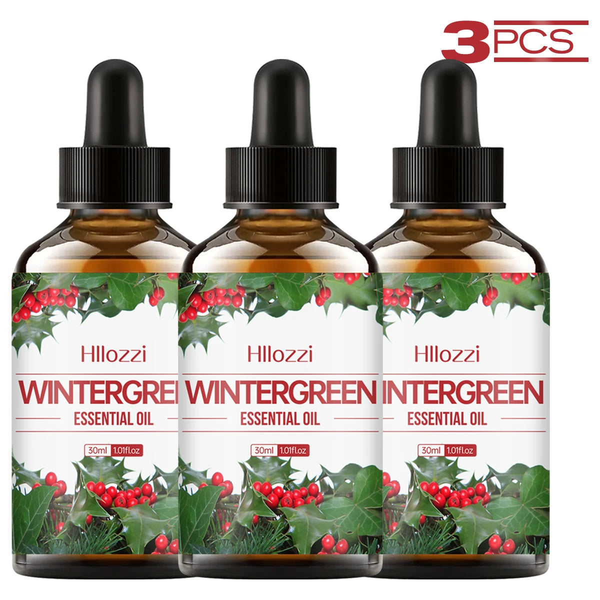 Plant Essential Oil 3 Fruit Aromatherapy Soap Making DIY Multi Zpaxo WINTERGREEN 3PCS 30ml
