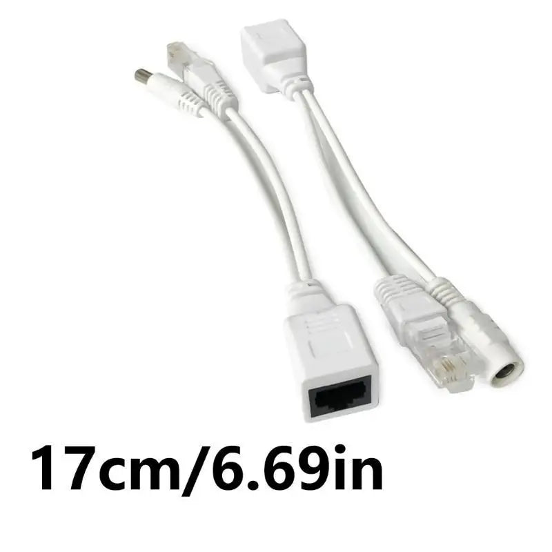 652F Passive Poe Injector Splitter Short Distance Power Over Ethernet Zpaxo