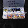 1080-Pc Acrylic Letter Bead Set – 15-Grid DIY Jewelry Kit DIY Bead Jewelry Kit Zpaxo Set A
