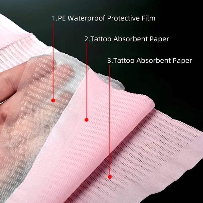 20 50 Disposable Tattoo Clean Pad Nail Art Table Mat Foldable Covers