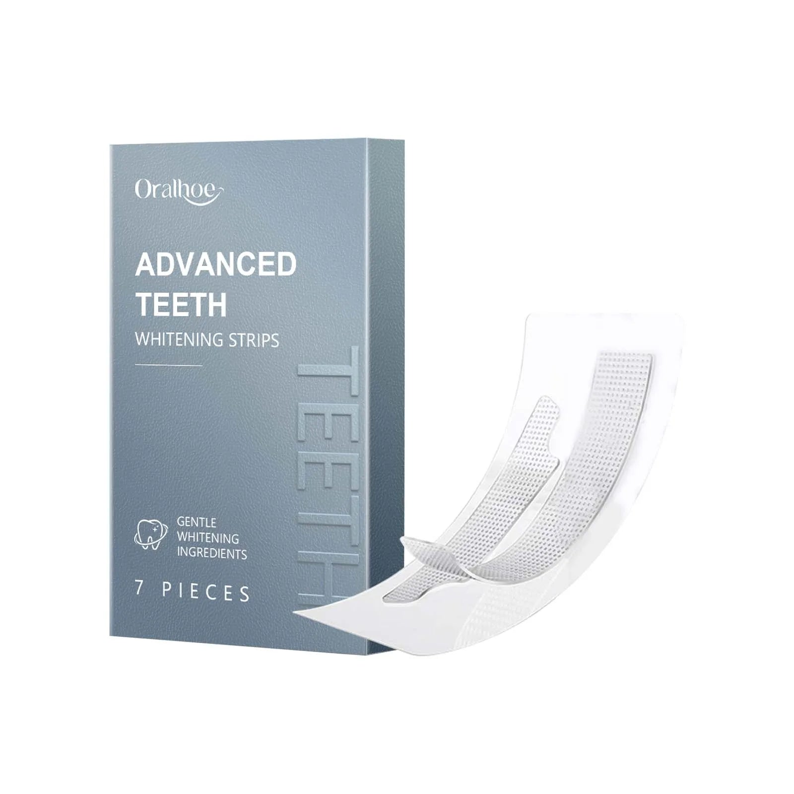Oralhoe Teeth Whitening Strips – Enamel-Safe, Fresh Breath Teeth Whitening Strips Zpaxo 7pcs boxed