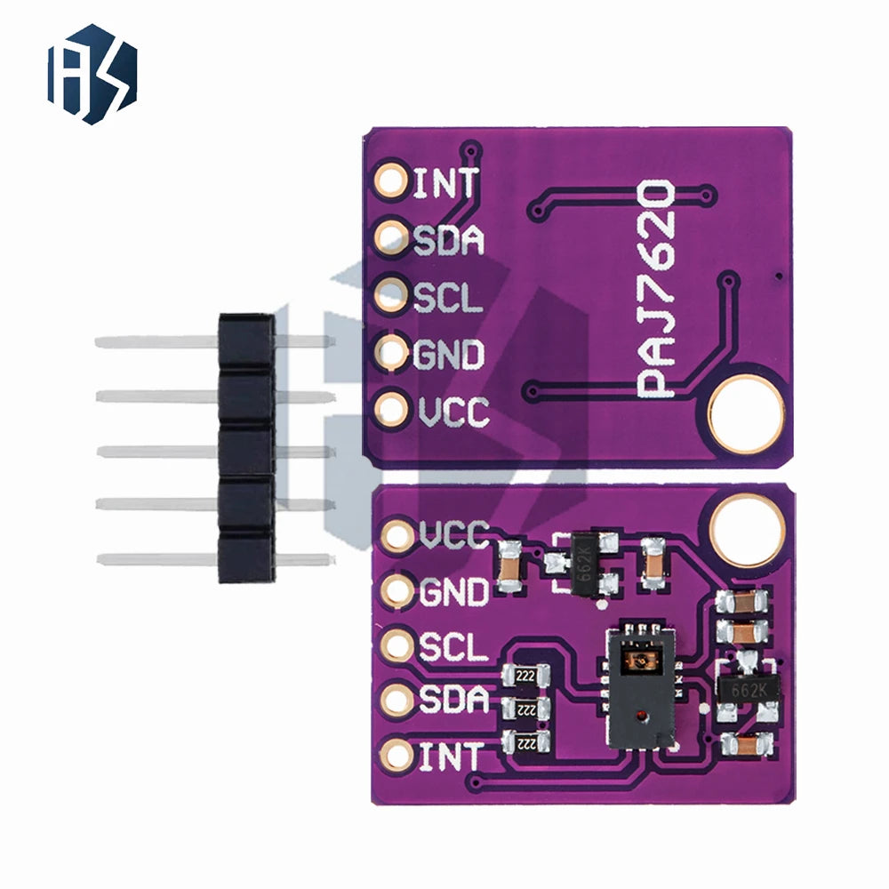 PAJ7620U2 9-Gesture Recognition Sensor Module - IIC Interface Intelligent Gesture Sensing,For Arduino Compatible Zpaxo