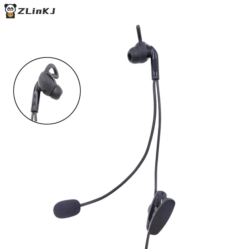 ▶1Pcs For V6 Pro V4C Plus Q8 F6 V7 Judge Ear Intercom Headset Type-C USB-C Interface Referee In-Ear Earphones Zpaxo