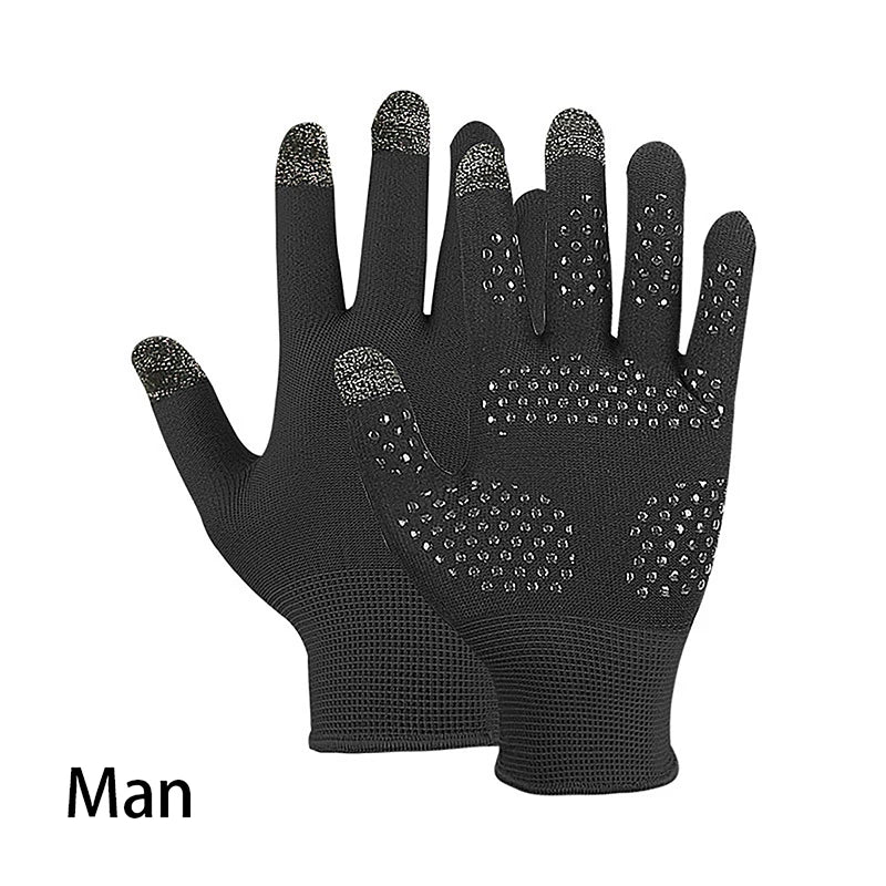Sports Gloves Winter Touchscreen Compatible Waterproof Anti-slip Zpaxo A1