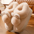 Fashion Fur Slippers Women Men Winter Warm Ankles Cozy Furry Slides