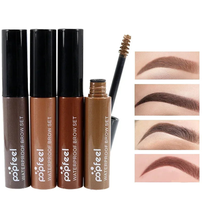 New Hot Brand Makeup Eye Brow Gel Coffee Black Brown Paint Eyebrows Gel Waterproof Eyebrow Tint Mascaras Kit Sobrancelha Fashion Zpaxo
