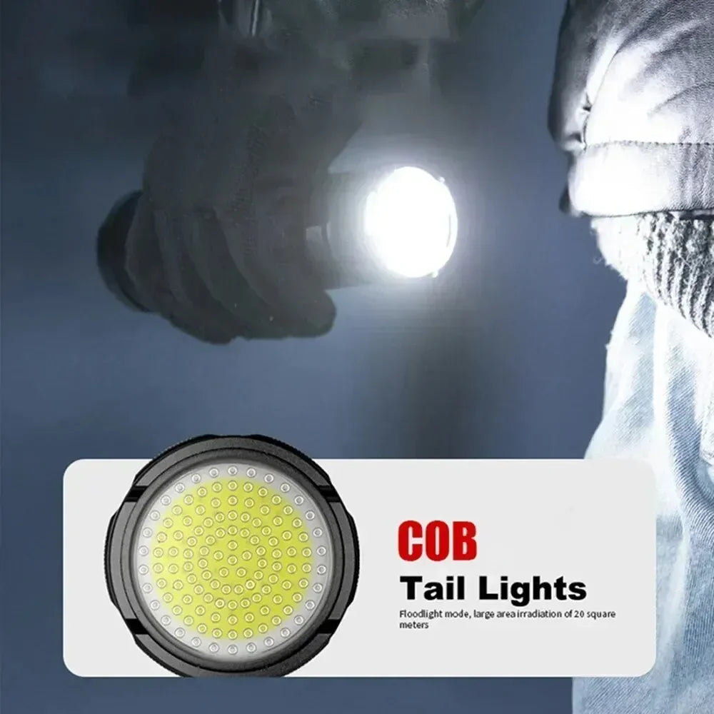 ESMARTER Tactical LED Flashlight 100,000LM – 15000mAh Power Bank