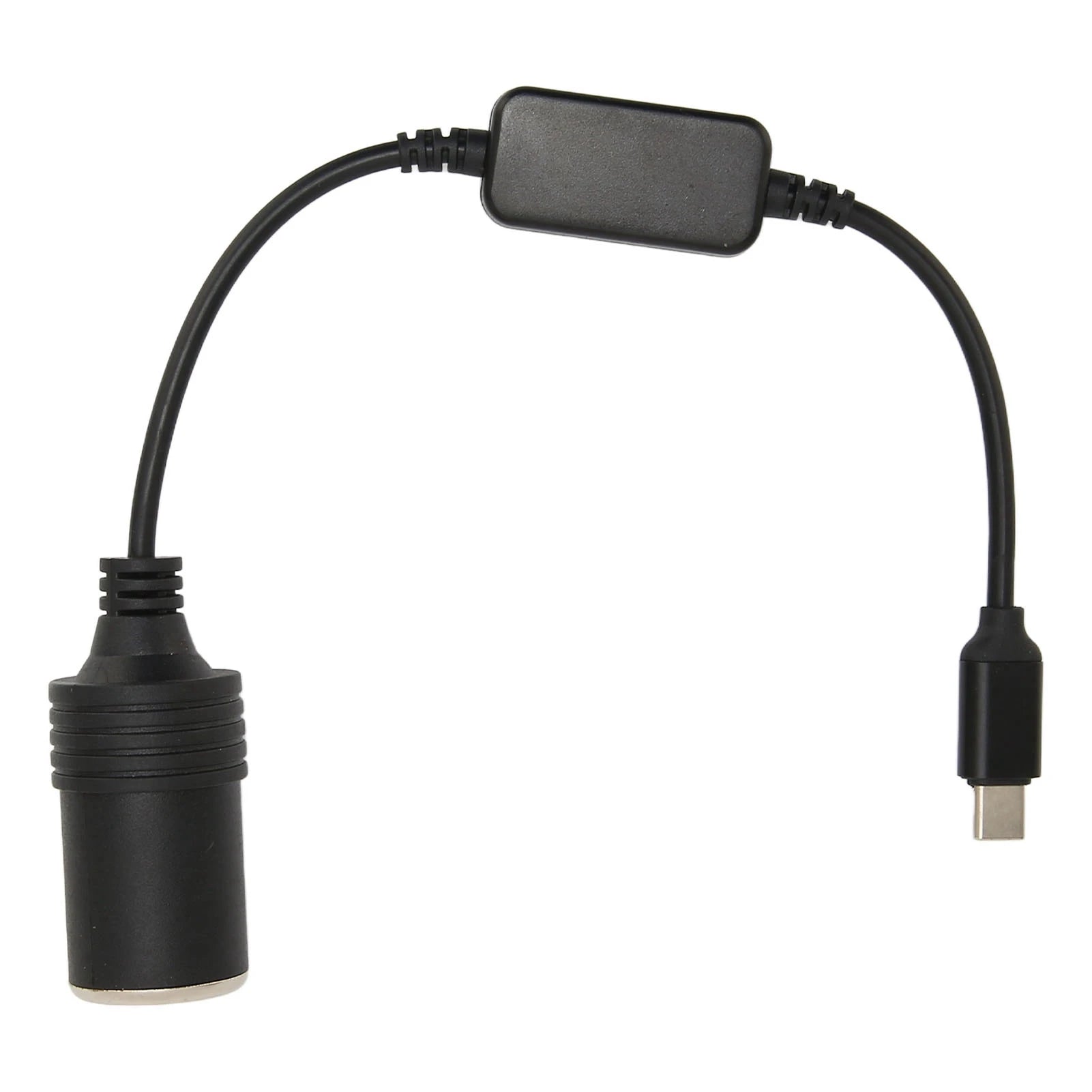 5V USB C Male 12V Car Cigarette Lighter Female Power Adapter