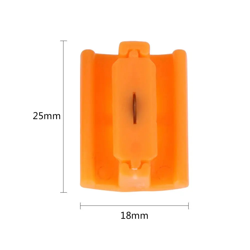 Paper Cutter Spare Knife Portable Slicer Replacement Blade Convenient Zpaxo Orange