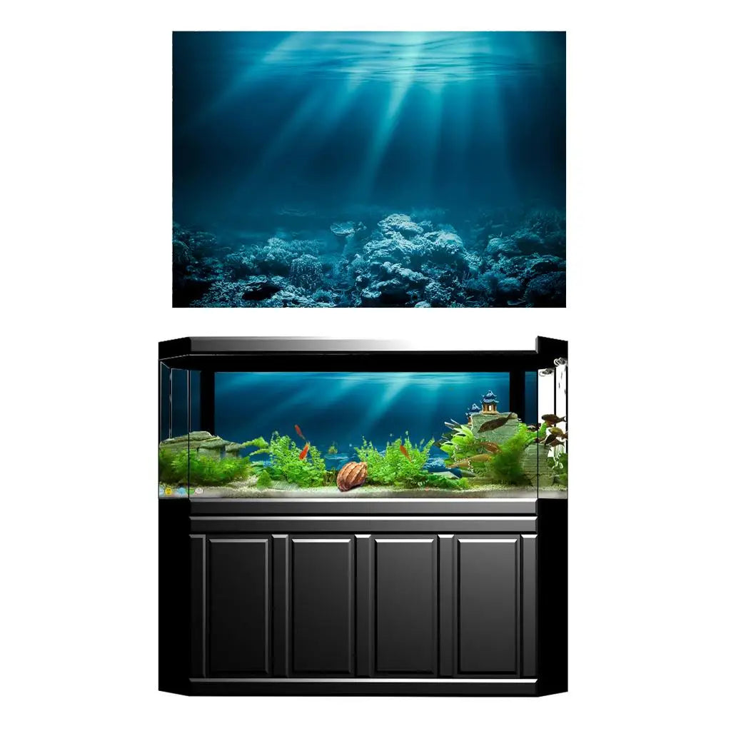 3D Wall Sticker Art Decor Poster Undersea Decorative Aquarium Zpaxo XS