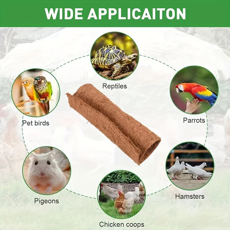 Eco-friendly Coconut Coir Palm Fiber Chicken Nesting Pads Reusable