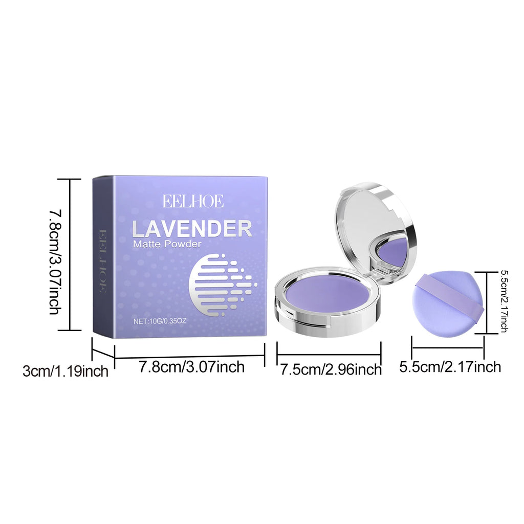 Eelhoe Lavender Matte Setting Powder – Oil Control, Waterproof Matte Setting Powder Zpaxo