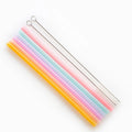 Children Drinking Water Drinks Juice Curved Straws Reusable Cocktail Zpaxo A2