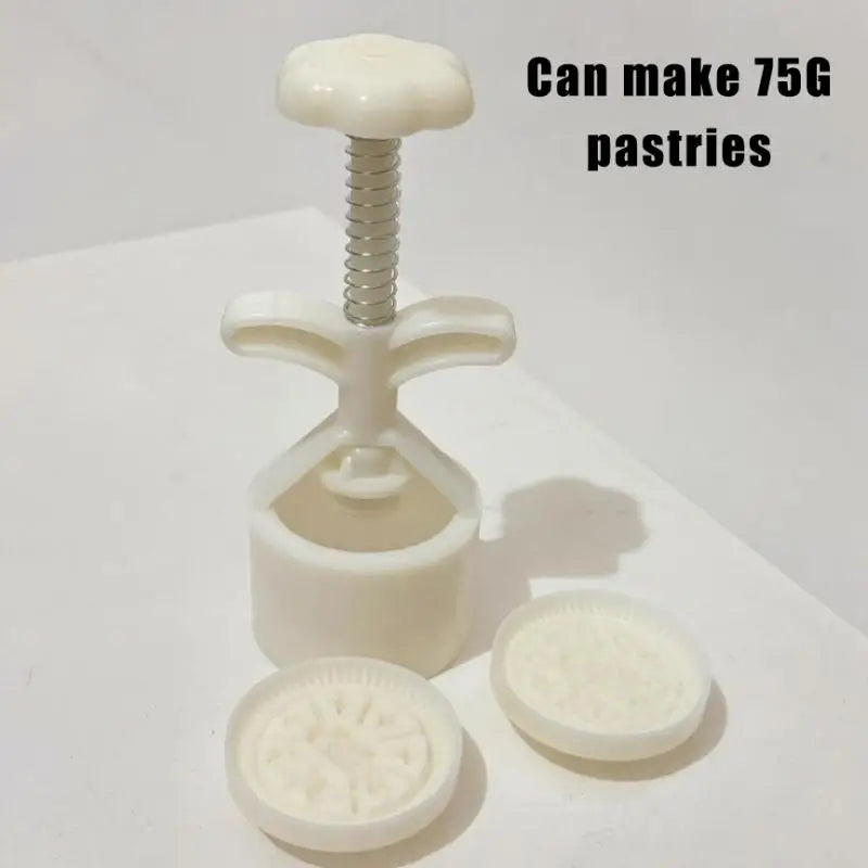 Plastic Cat Mooncake Mold Cookie Plumbers Pastry Press Family Holiday Zpaxo 75g