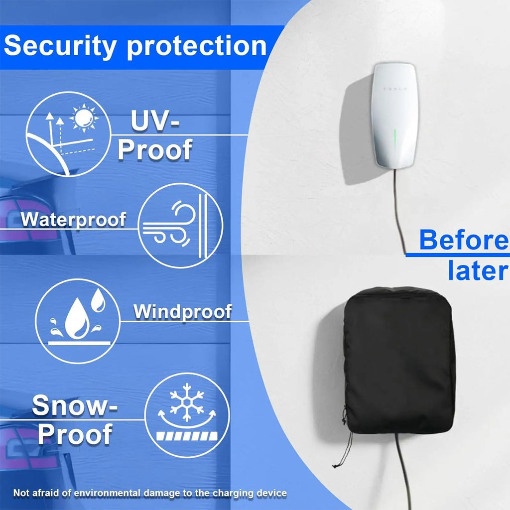 EV Charging Station Cover Charger Protector Box Waterproof Bag