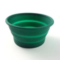 Yaqi Black Color 120mm Top Diameter Collapsible Silicone Bowl For Travel And 87mm Bottom Diameter 61mm Height Shaving Bowl Zpaxo CS024