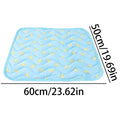 Cooling Mat For Dogs Portable Non-Slip Bed Outdoor Summer Dog Cooling Mat For Small Medium Large Kitten Puppy Indoor Crate Home Zpaxo Blue China Mainland