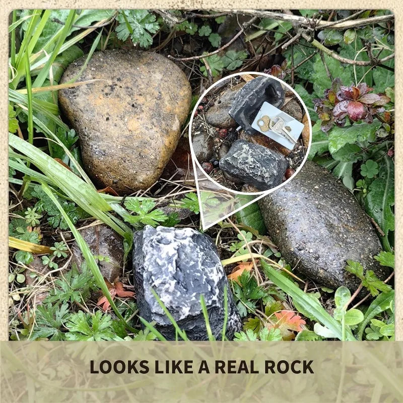 Fake Rock Key Hider – Outdoor Stone Key Storage Box
