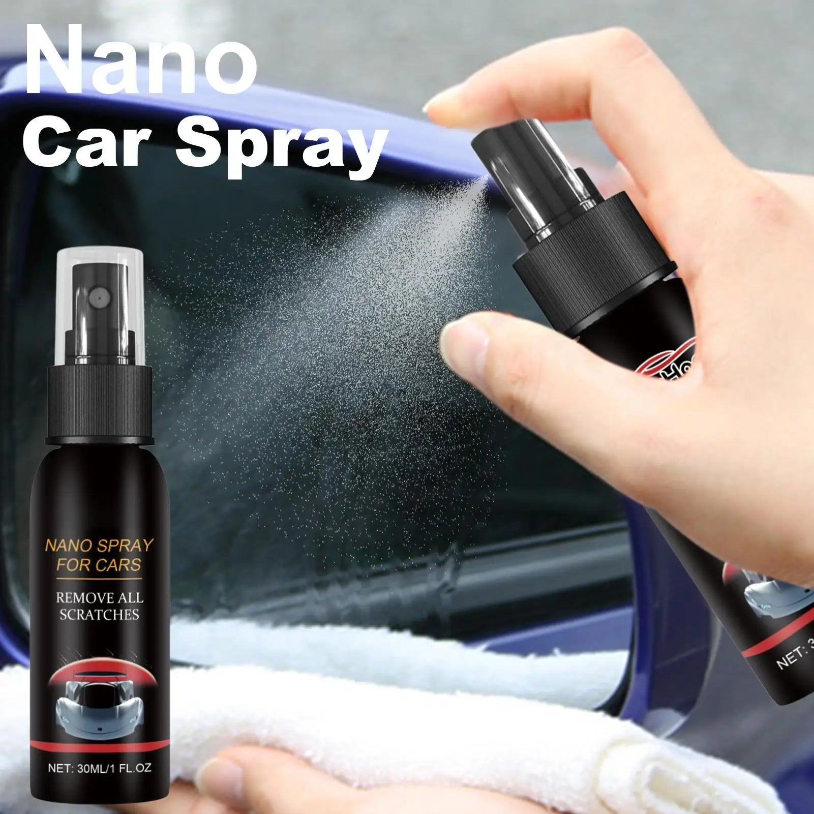 Nano Car Spray Quick Ceramic Coating Liquid Polishing Wax Renewal