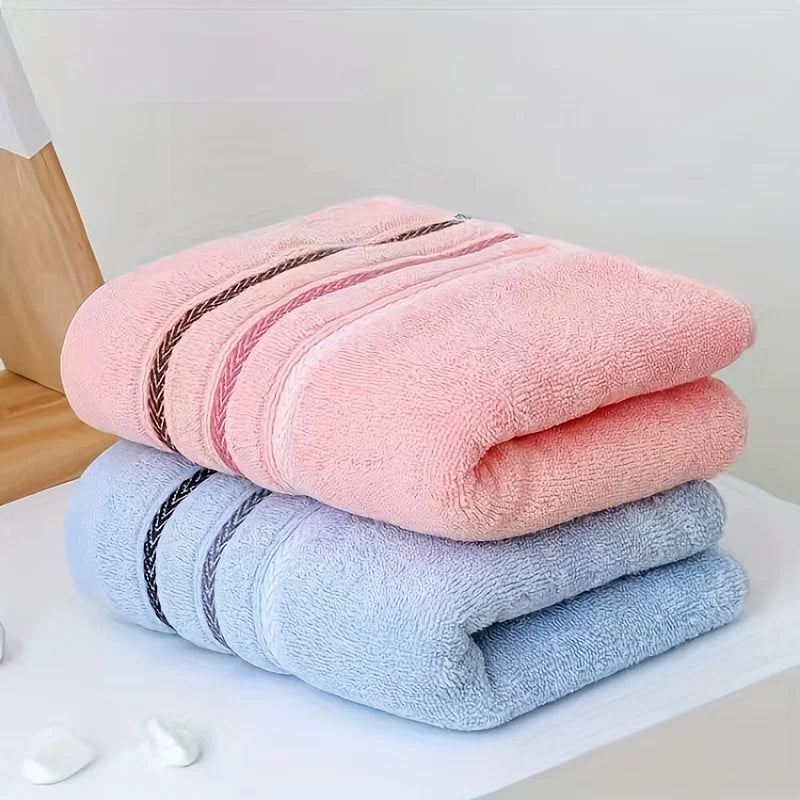 Thick Cotton Face Towels Absorbent Soft Hand Bathroom Kitchen Perfect