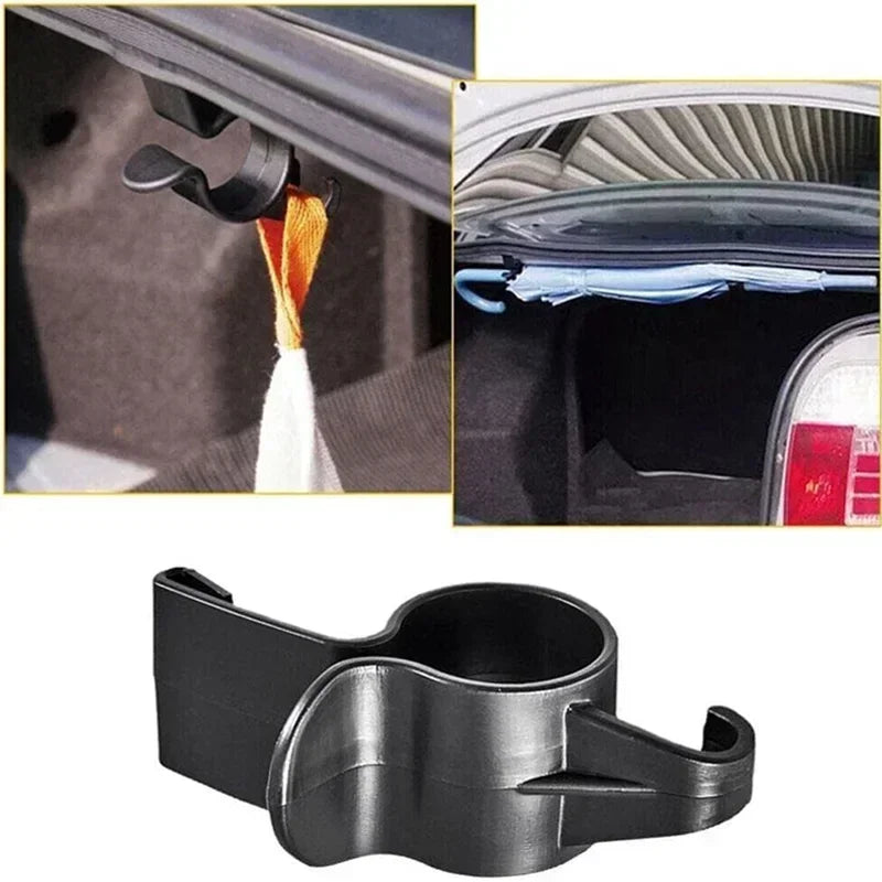 Car Trunk Hook Organizer Clip – Umbrella & Bag Hanger
