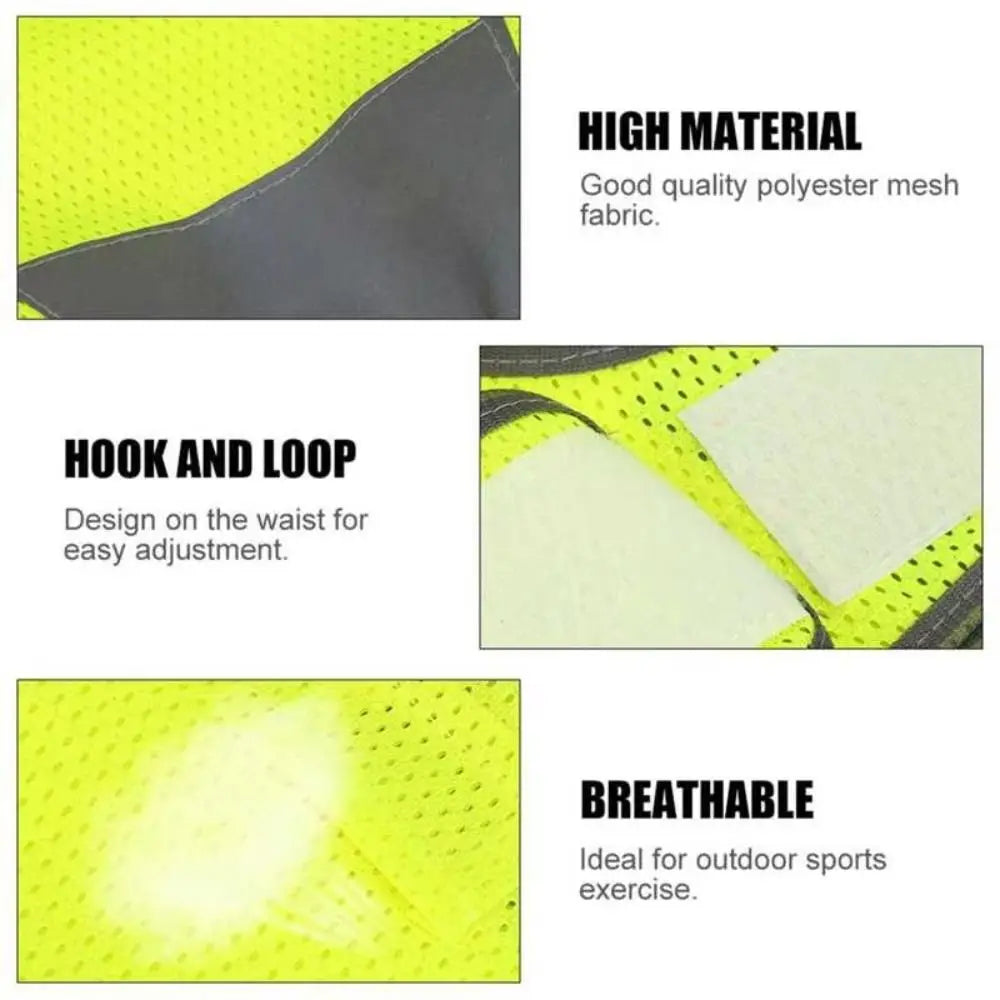 Storage Bag Reflective Vest Night Warning Lightweight Safety Jacket Zpaxo