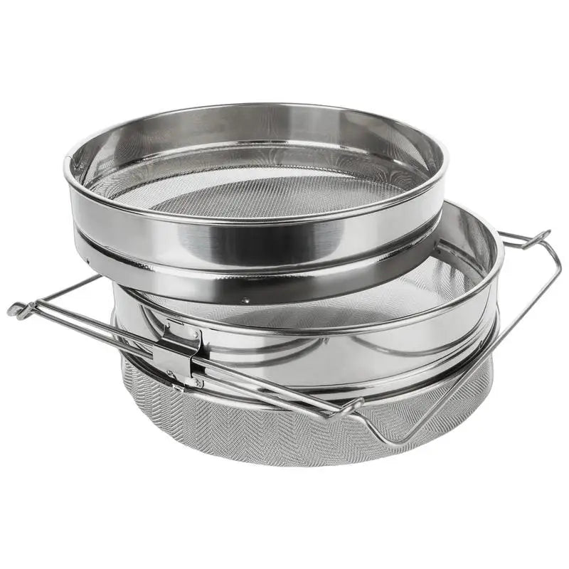 Stainless Steel Beekeeping Double Layer Honey Filter Settling Tank Colanders Strainers For Kitchen Tools Zpaxo